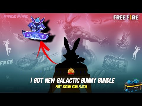 I GOT NEW GALACTIC BUNNY BUNDLE PLAYER UID 🤯 FIRST EDITION CODE 00001 UID PLAYER INDIAN SERVER 🇮🇳