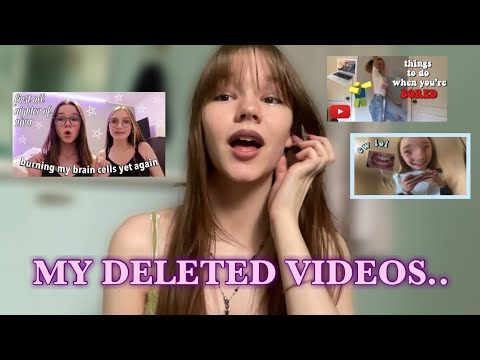 YOU WEREN’T SUPPOSED TO SEE THIS.. PART 2 (my deleted videos)