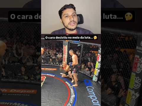 Ele simplesmente DESISTIU da luta... #mma #ufc
