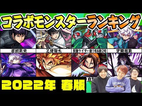 【モンスト】2022年4月版 コラボモンスター最新ランキング！1位はまさかのあのキャラ!?【最新版】