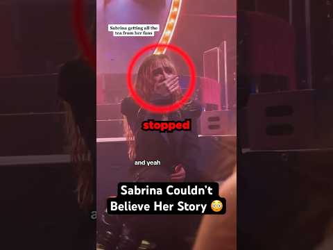 Sabrina Carpenter Stopped Her Show For This Fan