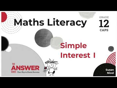 Free Grade 12 Maths Lit videos from The Answer Series