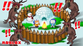 PERTAMA KALI BABY DEL DAN MOCIL MAIN 99 NIGHTS IN THE FOREST DI ROBLOX!!