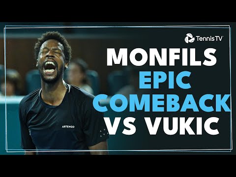 Gael Monfils EPIC Comeback Win vs Vukic! | Rolex Monte Carlo Masters 2024 Highlights