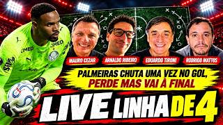 Palmeiras dá um chute a gol em 90 minutos, perde para o Fluminense, mas vai à final. LIVE Linha de 4