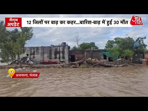 Punjab Flood: पंजाब में बाढ़ से भारी तबाही, firozpur से Jalandhar तक सैलाब की मार, देखिए रिपोर्ट