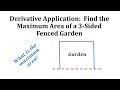 Maximizing the Area of a Rectangular Field