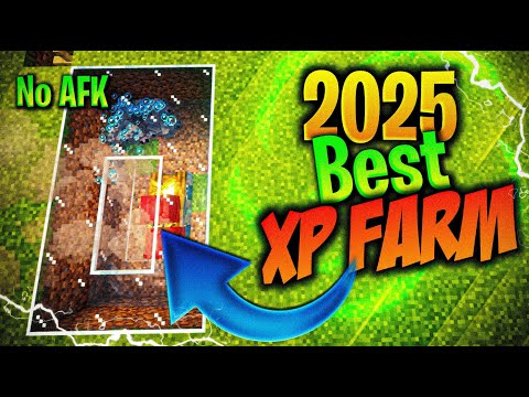 2025 BEST XP FARM 1.21.4 TUTORIAL || UNLIMITED XP IN MIN || NO AFK XP FARM