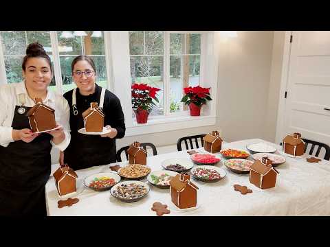 We Didn't Know if We Could Get it All Done! Making and Assembling 11 Gingerbread Houses