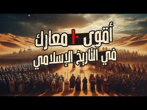 أقوى  10 معارك في التاريخ الإسلامي | كان فيها تعداد جيش المسلمين أقل من نصف عدد جيش العدو