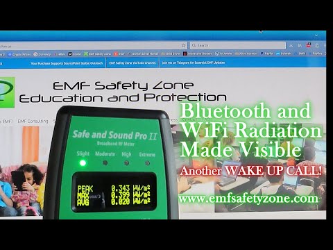 WiFi and Bluetooth Radiation Measured - WiFi and Bluetooth Microwave Exposure from Computer
