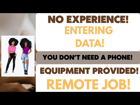 Beginner Friendly! - Entering Data From Home!  - Entry Level Remote Job | Work From Home