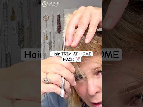 HAIR trimming at home TWO  #fringe #curtainbangs #hair #haircut#haircutathome #cuttingbangs #shorts