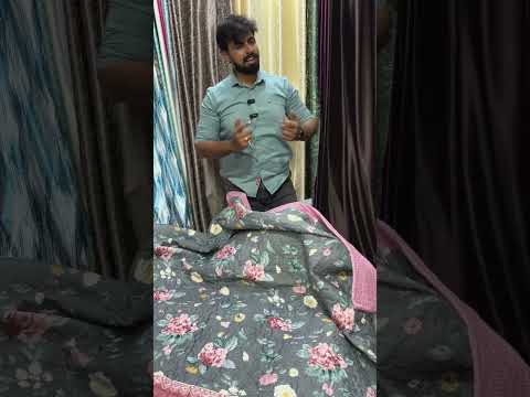 QuiltedBedCover | HeavyEmbroidery | Quilting | ExclusiveDesigns | BedroomGoals | HomeTextiles#foryou