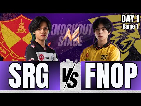 IBA TALAGA ANG FNOP! | GAME 1 | SRG VS FNOP | KNOCKOUT STAGE DAY 1 M6
