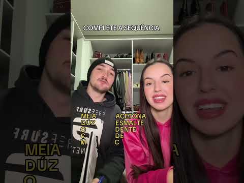 COMPLETE A SEQUÊNCIA #comedia #casal