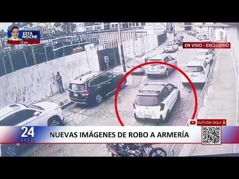 ¡Terror en Surco! Asaltan armería y se llevan cerca de 30 pistolas
