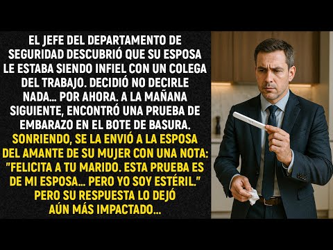 El jefe del departamento de seguridad descubrió que su esposa le estaba siendo infiel con un colega