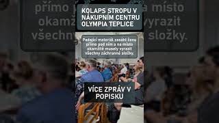 V nákupáku se zřítil strop na lidi!