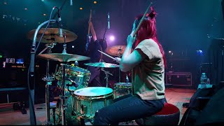 Promise Me You’ll Run LIVE - Hooked Like Helen - Drum Cam