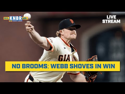 No brooms: Webb shoves in win | KNBR Livestream | 5/16/24
