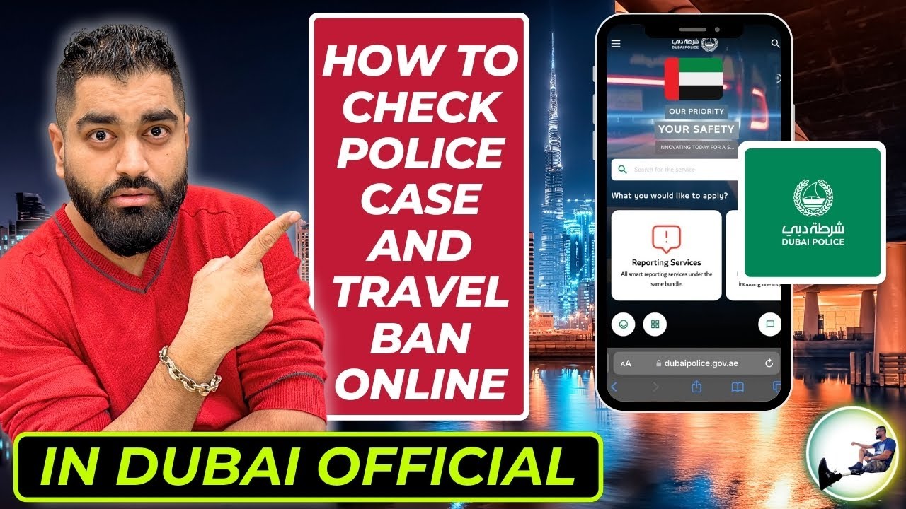 How To Check Police Case Using Emirates Id  2025