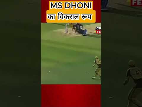 MS Dhoni का विकराल रूप | #cricket #shortvideo #shorts