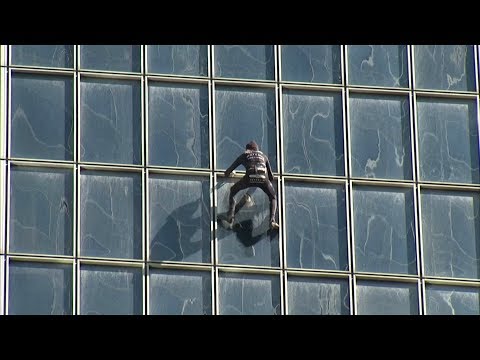 At age 55 and after 150 buildings, 'French spiderman' keeps climbing
