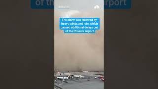 Massive dust cloud swallows up Phoenix airport | NBC4 Washington