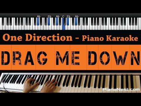 One Direction – Drag Me Down – Piano Karaoke / Sing Along / Cover with Lyrics