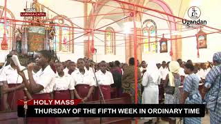 Thursday of the Fifth Week in Ordinary Time , Bishop Edward Michaud FOUNDER’S DAY Celebration