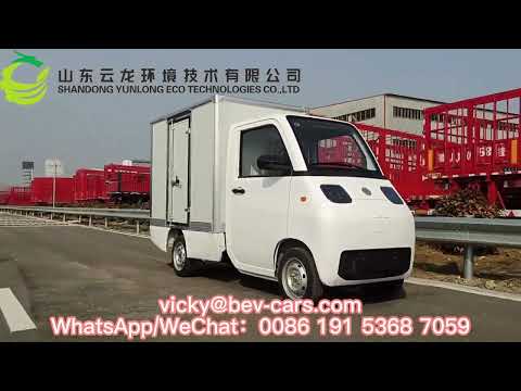 brand new electric pickup truck electric van 80km per hour speed from Yunlong Motors