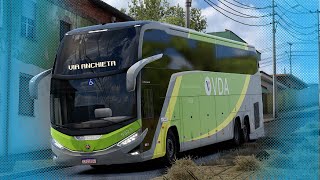 DESCENDO A SERRA COM G8 1600 LD ZERO VDA | ETS 2 MOD BUS | LOGITECH G27