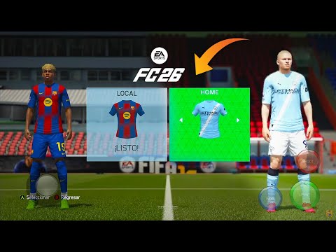 😱 INCREIBLE NUEVO FIFA 16 MOD FC 26 ANDROID CON NUEVOS FICHAJES, KITS 25-26 Y MODO CARRERA REALISTA