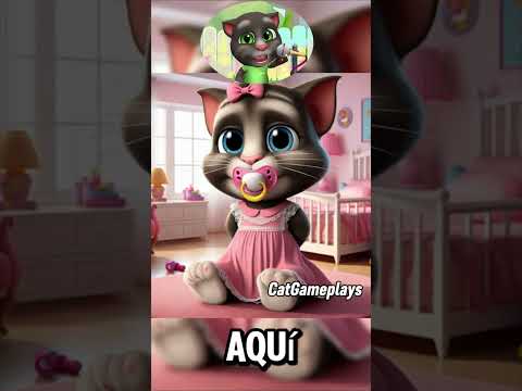 EL GATO TOM SE PONE LOS VESTIDOS DE SU MADRE 👗