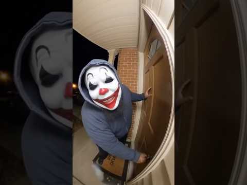 THIS random man was banging at the HOMEOWNERS door! #DoorbellCam #Spooky #securitycamera #subscribe
