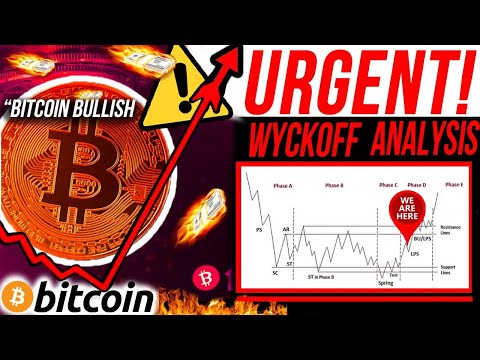 URGENT BITCOIN WYCKOFF & ONCHAIN ANALYSIS!!!! 🚨 I'M BUYING THIS ALTCOIN!!