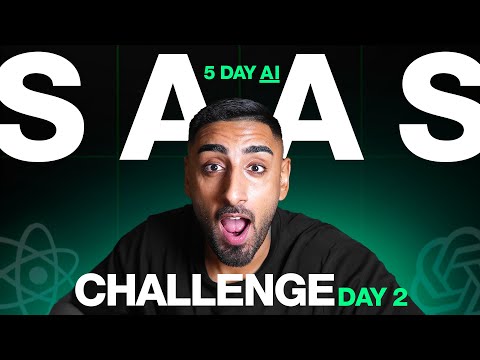 🔴 Day 2 of the 5-Day Full Stack Developer AI SaaS Challenge (Next.js, Clerk, React Dropzone, Deploy)