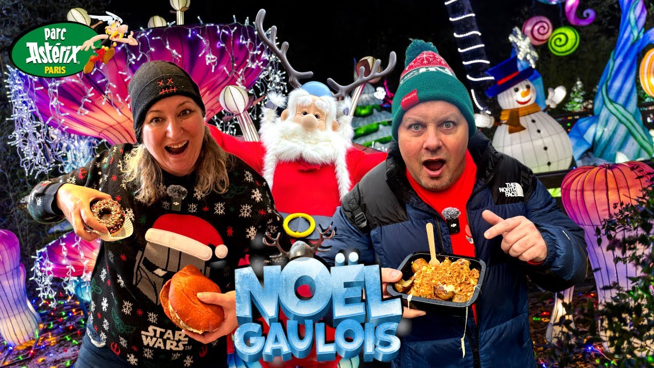 1ERE JOURNEE DU NOEL GAULOIS 2025 AU PARC ASTERIX - LA GLISSADE D'OBELIX - LES JARDINS MERVEILLEUX