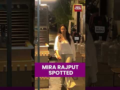 #MiraRajput Spotted at #Bandra | #celebspotted #entertainment #shorts #mumbai #bollywood