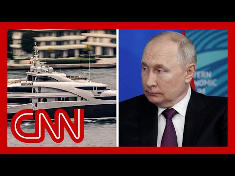 Reporter captures drone footage of yacht believed to be Putin's