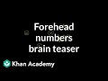 Forehead Number Game Quiz