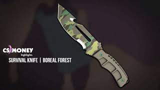 Survival Knife Boreal Forest Gameplay