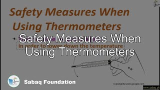 Safety Measures When Using Thermometers