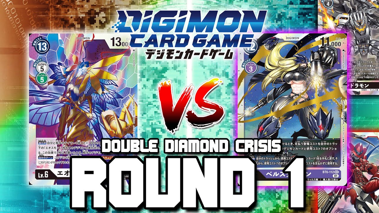 Eosmon VS Three Musketeers!! | Digimon Card Game: Double Diamond Crisis (ROUND 1)