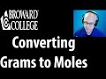 Converting Grams to Moles in Chemistry