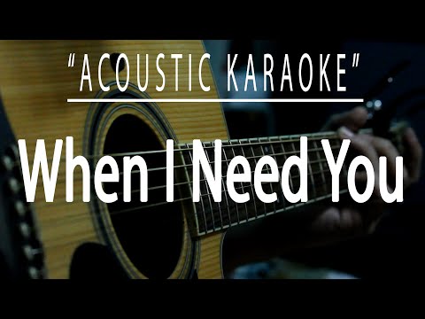 When i need you – Leo Sayer (Acoustic karaoke)