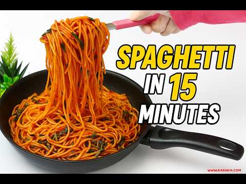 Easiest Pasta Ever! Rich Flavor in Just 15 Minutes 🍝 Quickest Pasta Recipe Ever! Perfect for Lunch