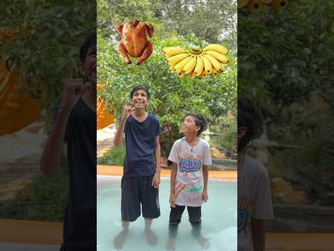 Aarya Can’t eat chicken 😱🚩 #shorts #ytshorts #viralvideos #chicken #banana