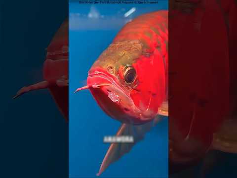 The mother fish hides her baby fish from predators 😱 #jaidmeel